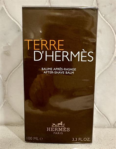 Terre D'Hermes by Hermes for Men 3.3 oz After Shave Balm with 